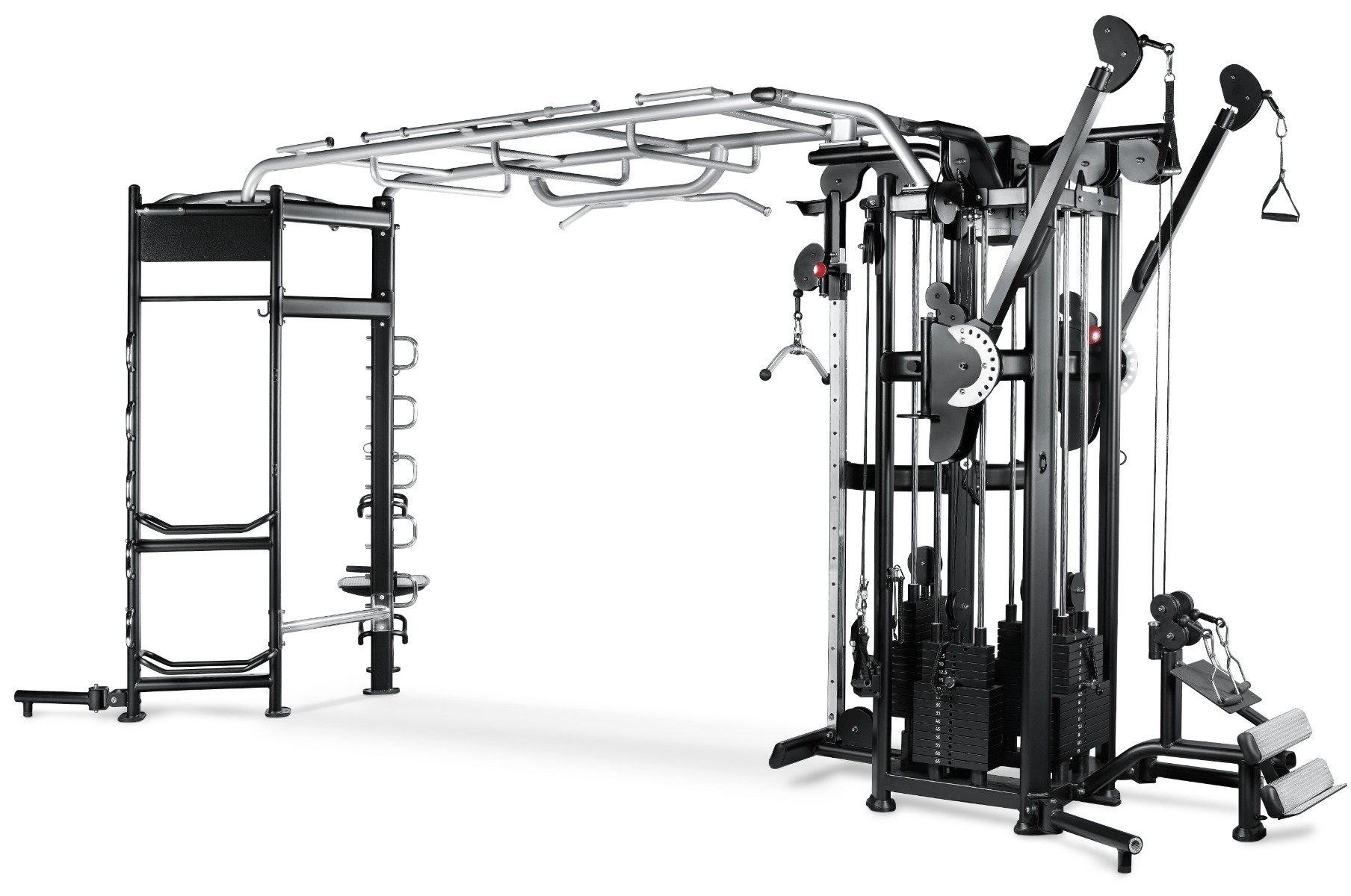 Functional Trainer Stål Silver/Svart - BH Fitness (AFT 360) | Träningsmaskiner - Cable Cross | Gymkraft