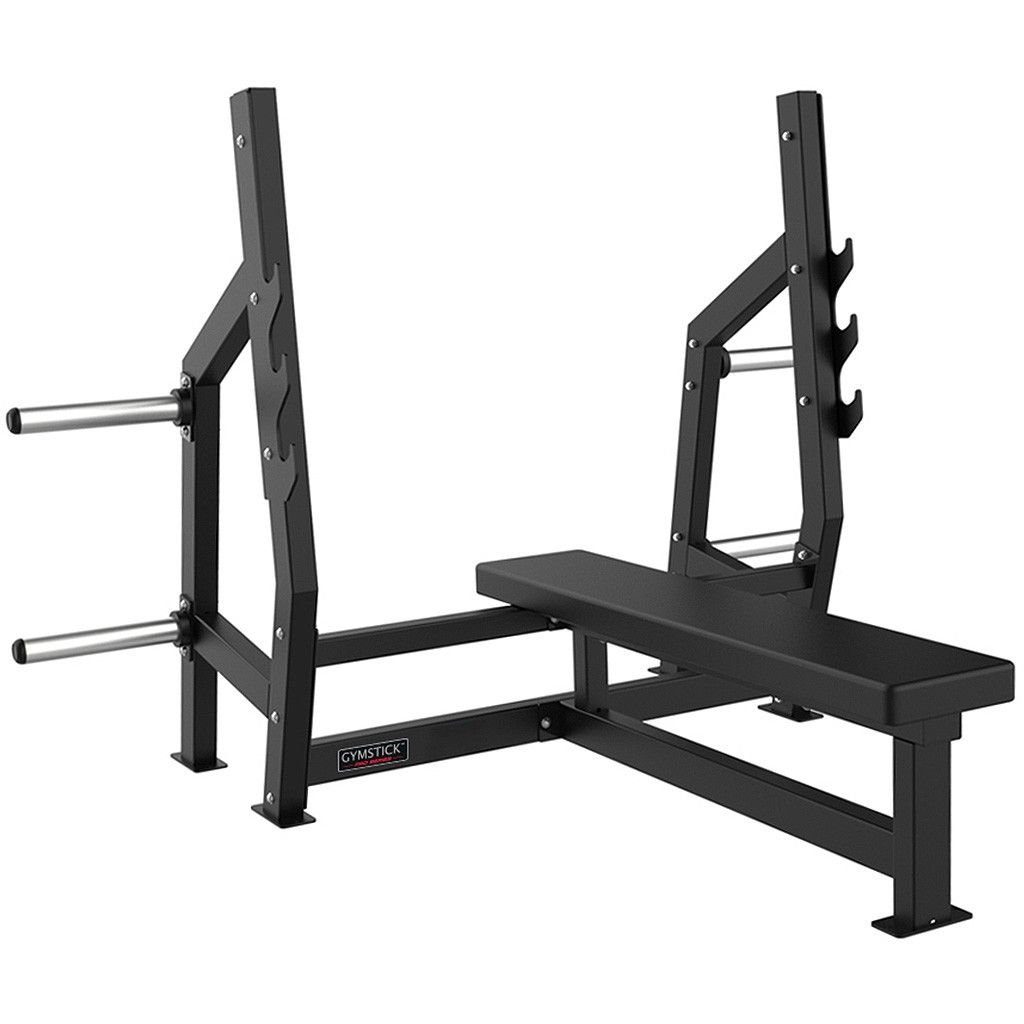 Bänkpress Med Vikthäng Stål Svart (PRO20.0) - Gymstick | Träningsbänkar - Bänkar för bänkpress | Gymkraft