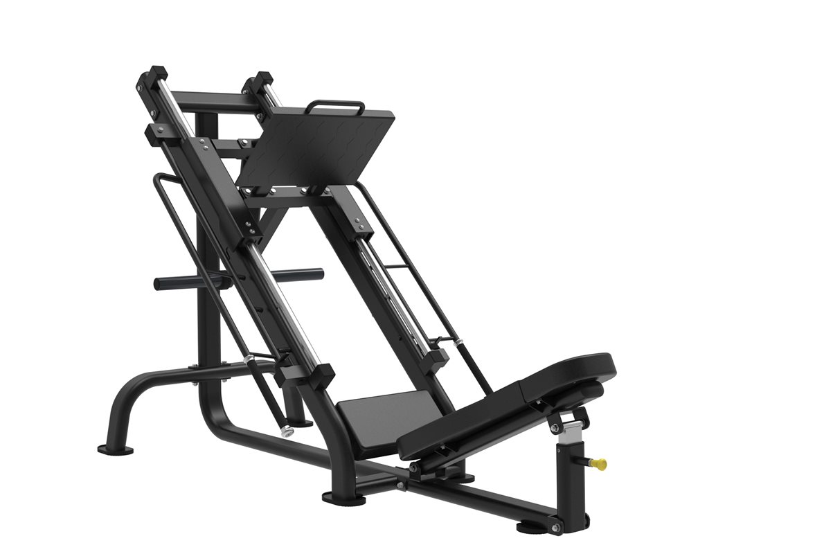 Leg press 45, Stål Svart - Impulse | Träningsmaskiner - Benmaskiner | Gymkraft