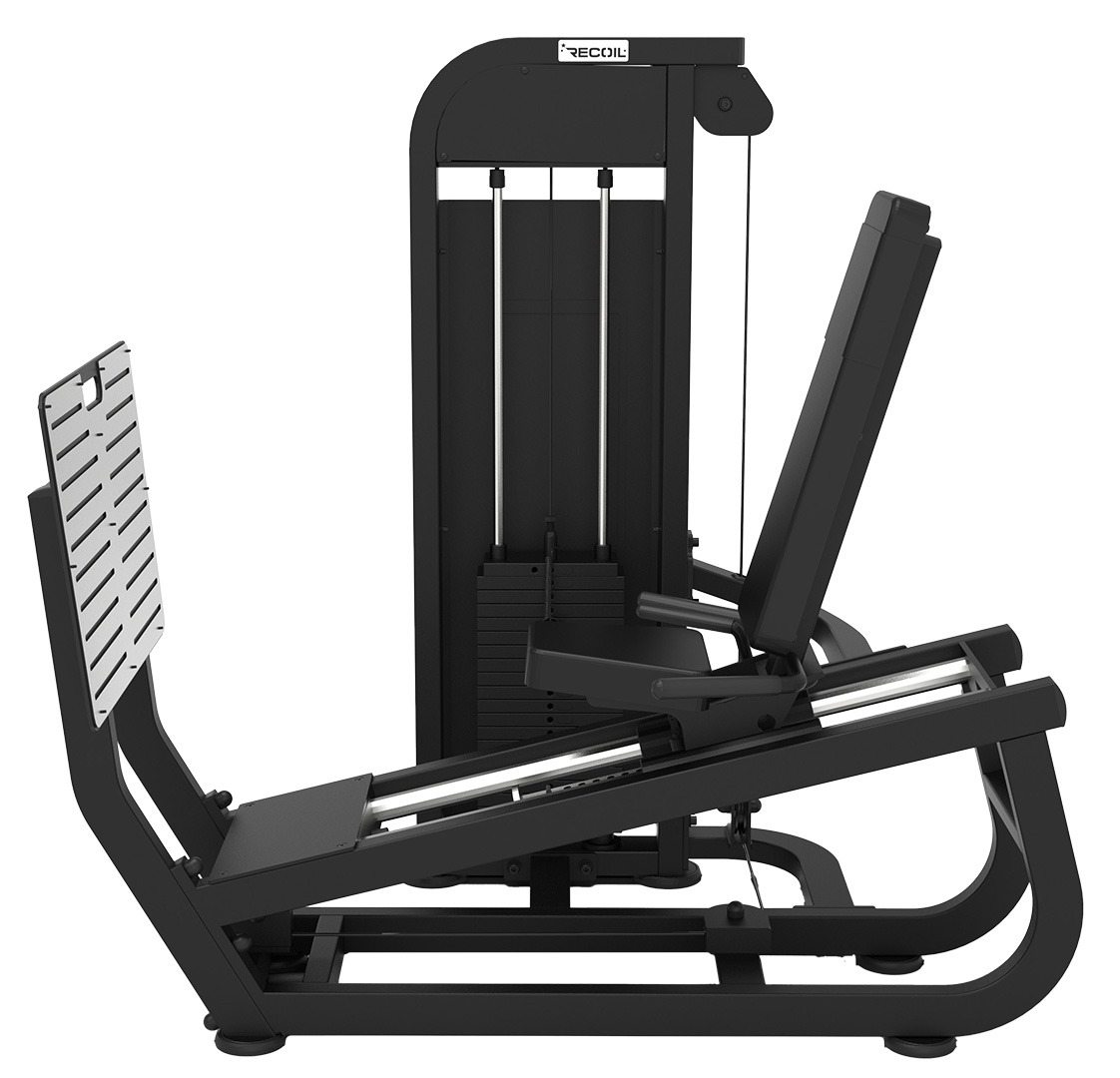 Benpress med Viktmagasin Med Viktmagasin Svart - Recoil