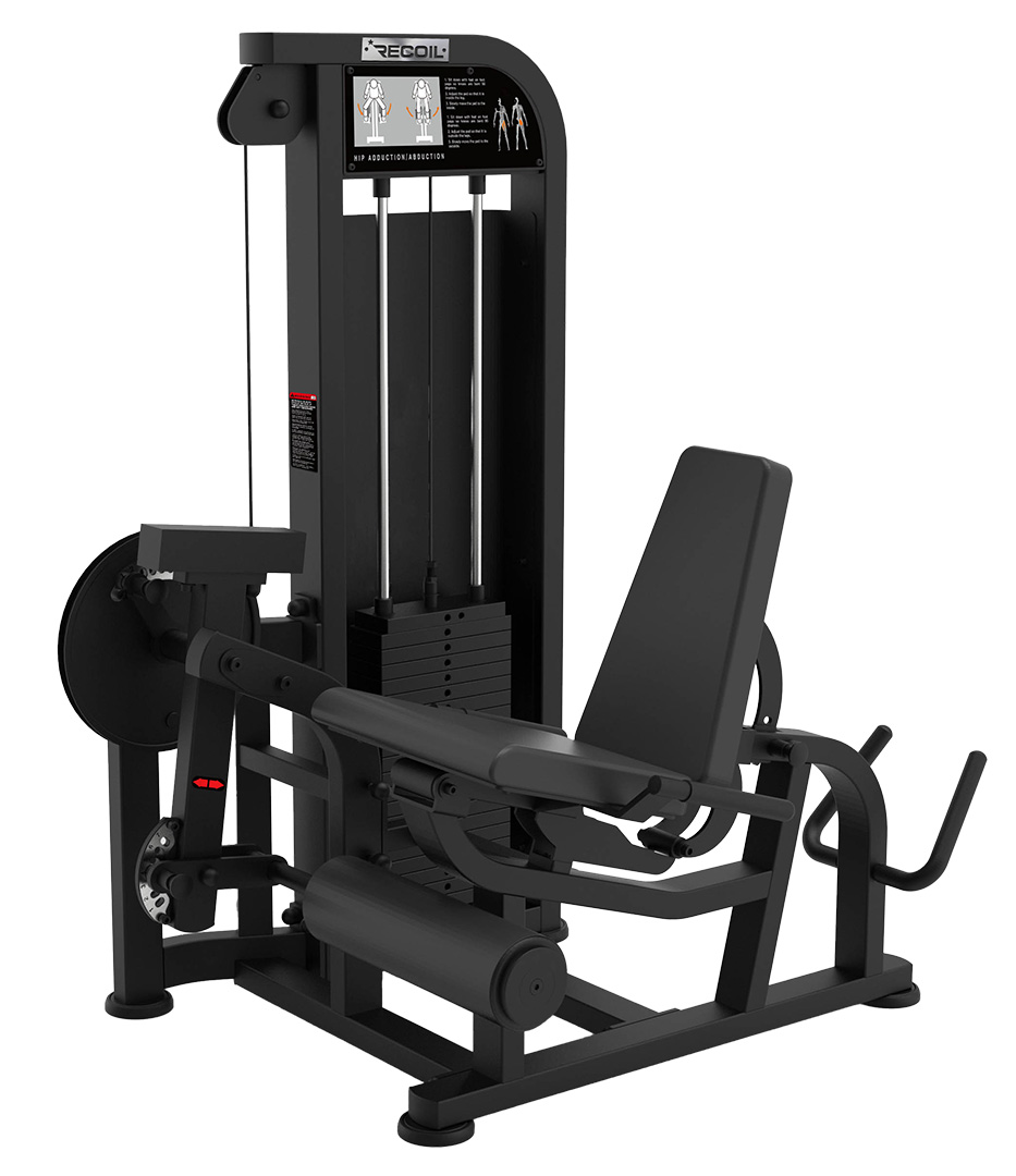 Benspark/Lårcurl Med Viktmagasin Svart - Recoil | Träningsmaskiner - Ben-maskiner | Gymkraft