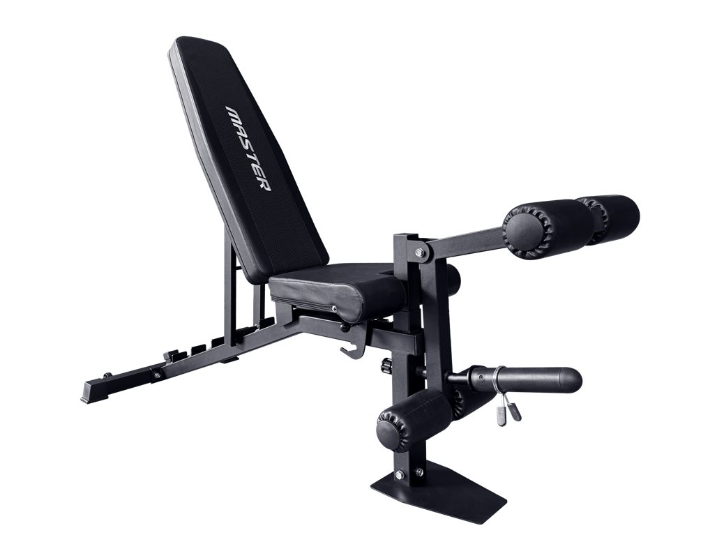 Master Fitness Träningsbänk Justerbar / Bencurl/Benspark (Black Bench 2000)
