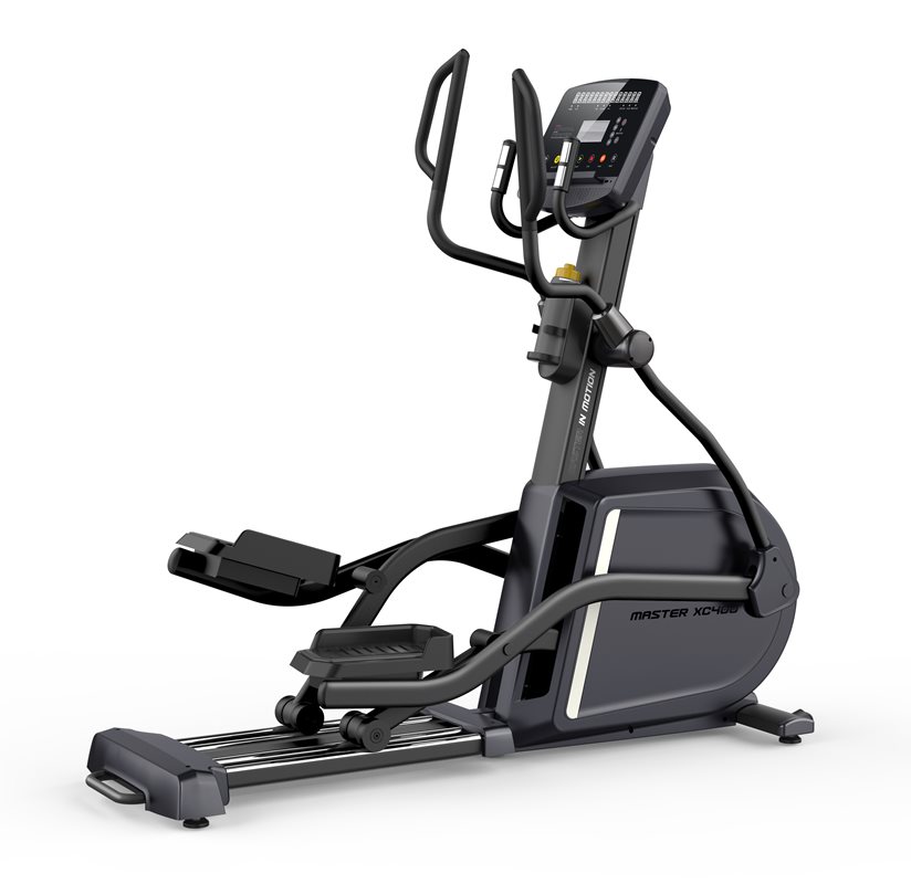 Crosstrainer XC400 Master Fitness St&aring;l Svart