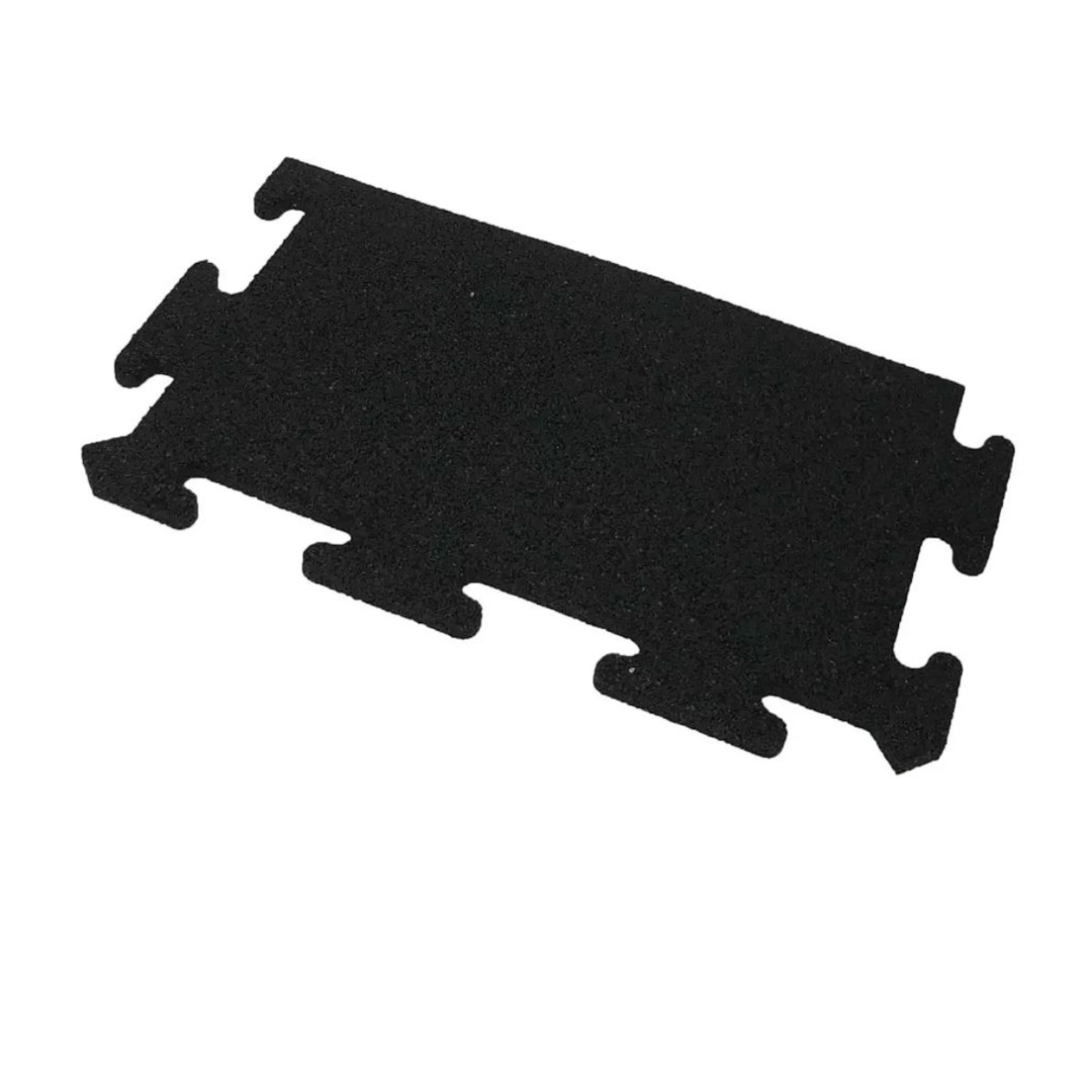 Gymgolv Rak Kant till 15mm Pusselmatta Gummi Svart | Gymgolv - Pusselmattor | Gymkraft