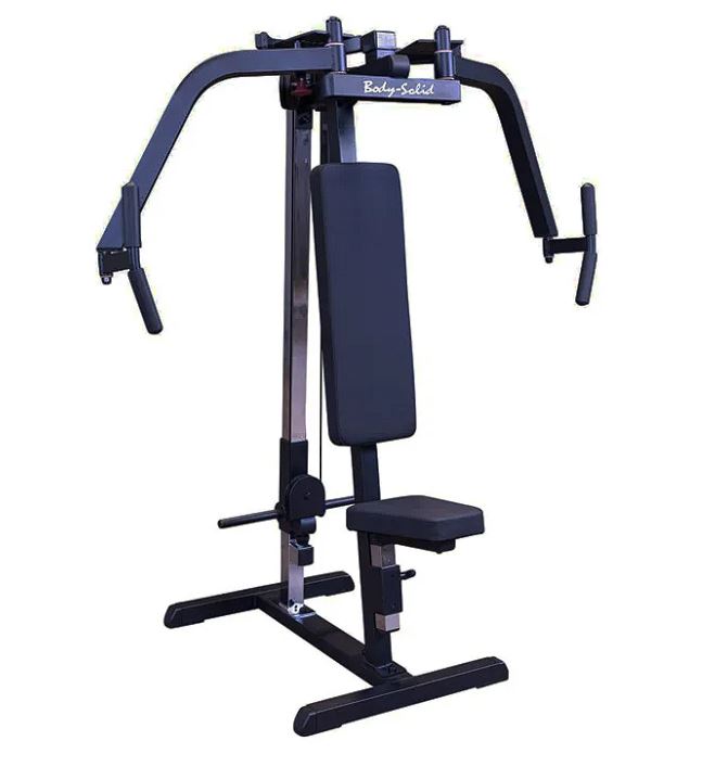 Bröstmaskin Pec Deck För Viktskivor Stål Svart - Body Solid | Träningsmaskiner - Bröst-maskiner | Gymkraft