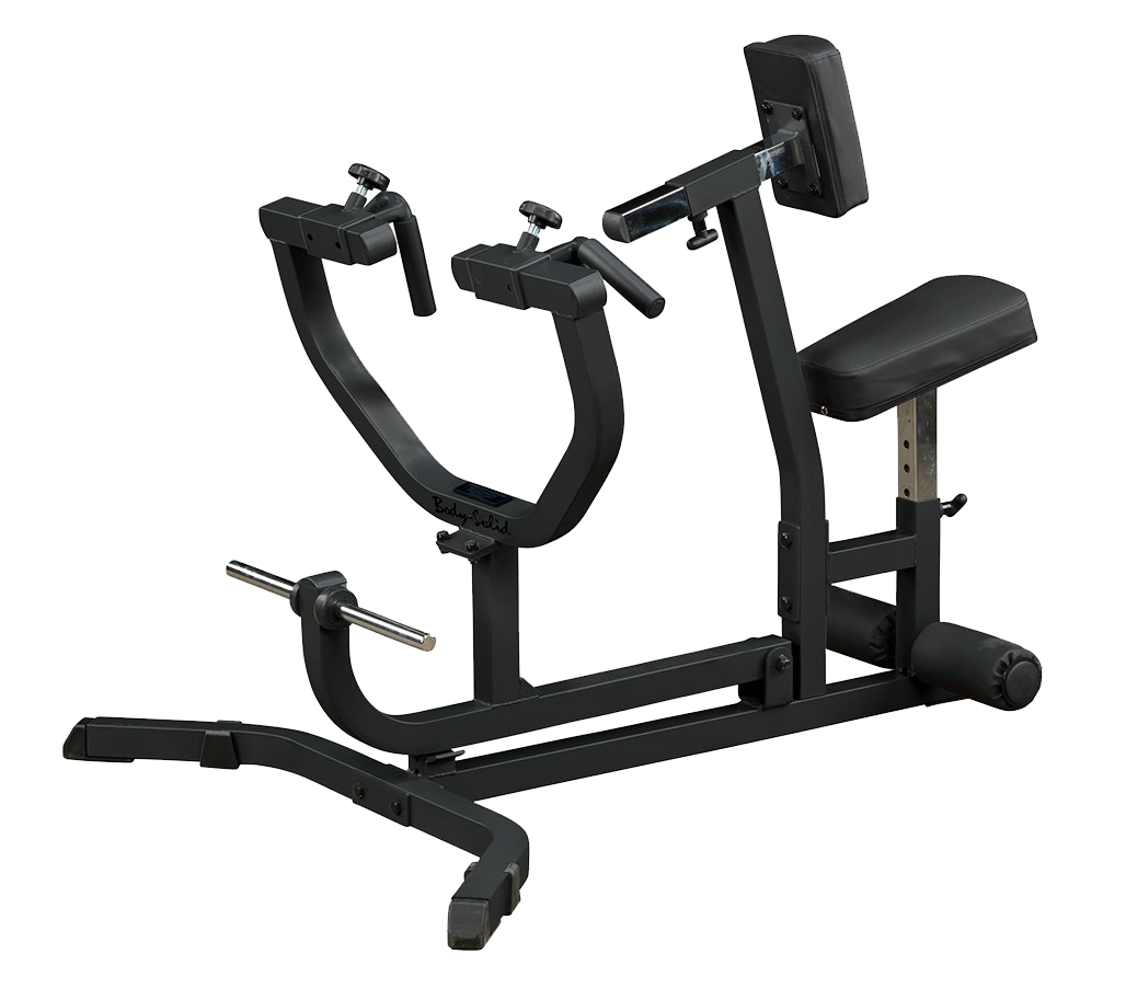 Roddmaskin Sittande Justerbar St&aring;l Svart - Body Solid