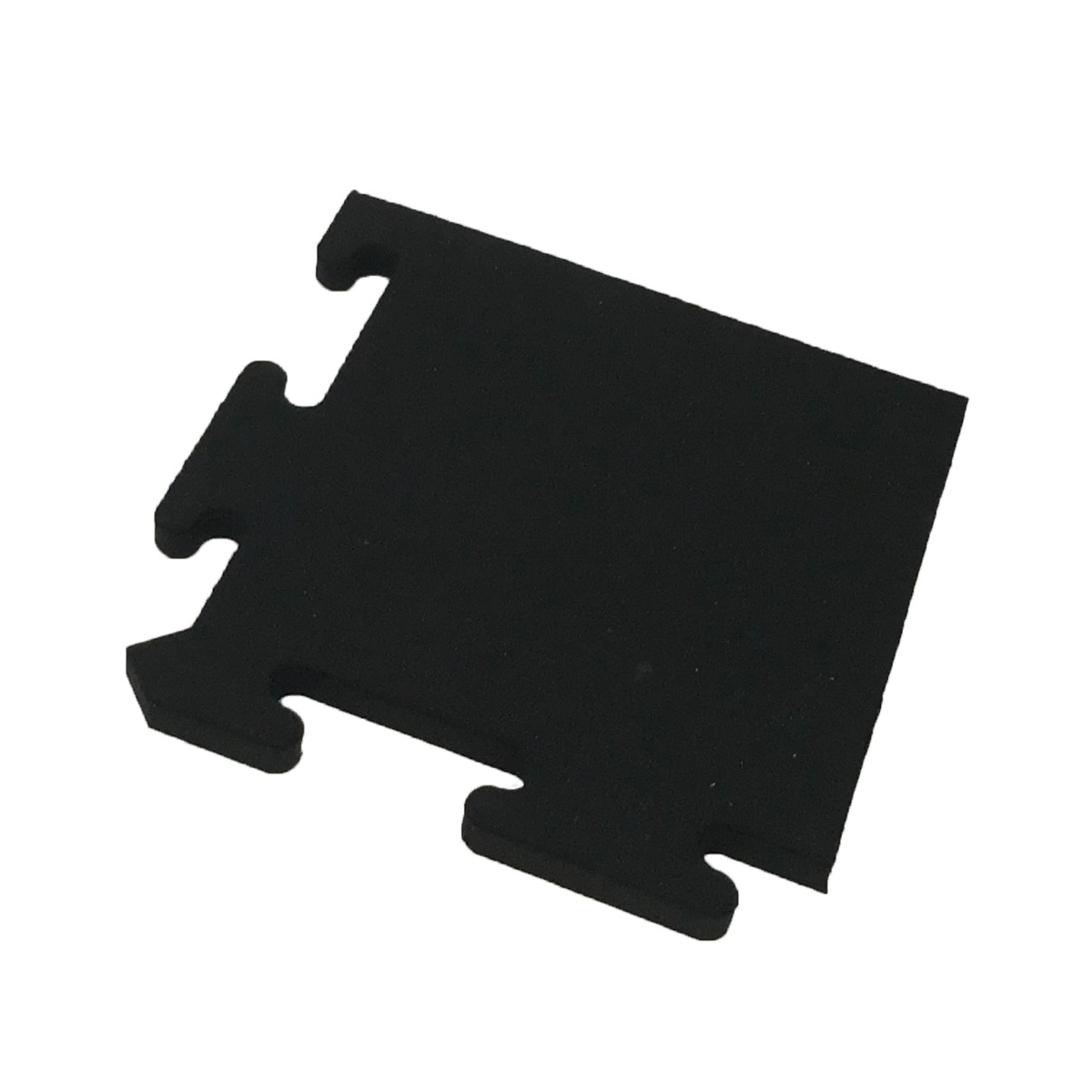 Gymgolv Hörnbit till 20mm Pusselmatta Svart Gummi | Gymgolv - Pusselmattor | Gymkraft