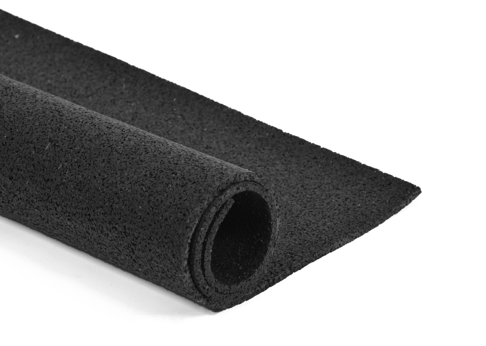 Gymgolv - Gymmatta på rulle 12,5kvm (10x1,25m) 6mm gummi svart | Gymgolv - Gymgolv på rulle - Gymmatta | Gymkraft