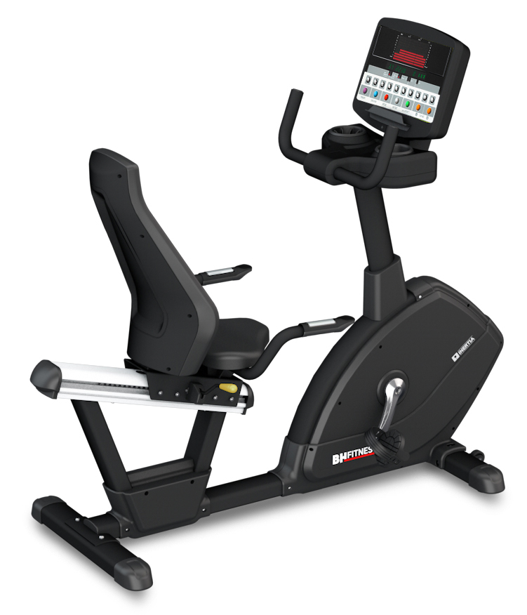 Motionscykel Recumbent Bike H775R Stål Svart BH Fitness