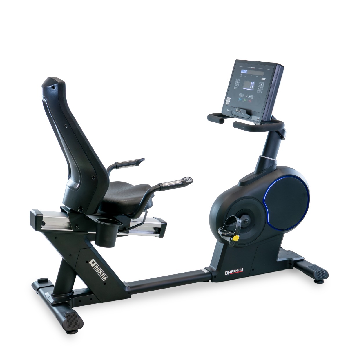 Motionscykel Recumbent Bike H778 St&aring;l Svart BH Fitness