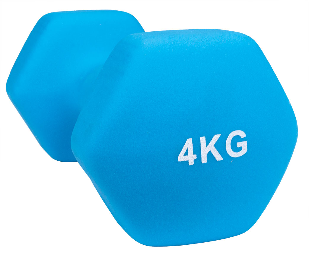 Neoprenhantel - 4kg | Hantlar 4 kg | Gymkraft