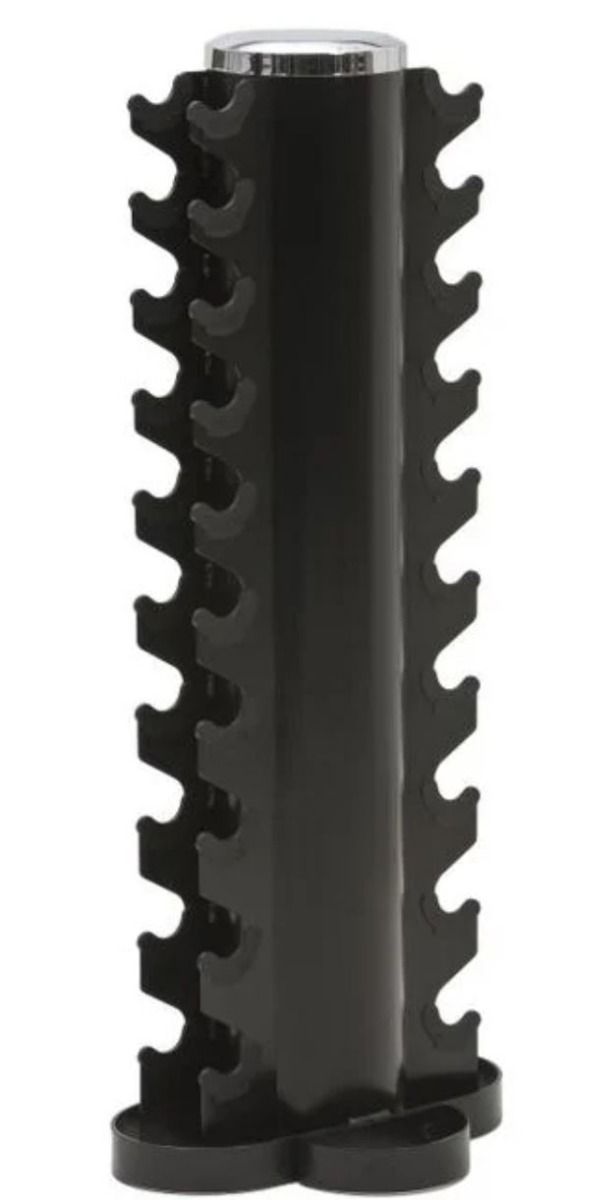 Master Fitness Hantelställ för kromhantlar (10 par) Stål Svart