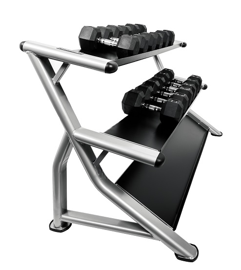 Recoil Viktställ Hexagonhantlar/Kettlebells Stål Silver/Svart - Utförsäljning | Hantlar - Hantelställ / Hantelstativ | Gymkraft