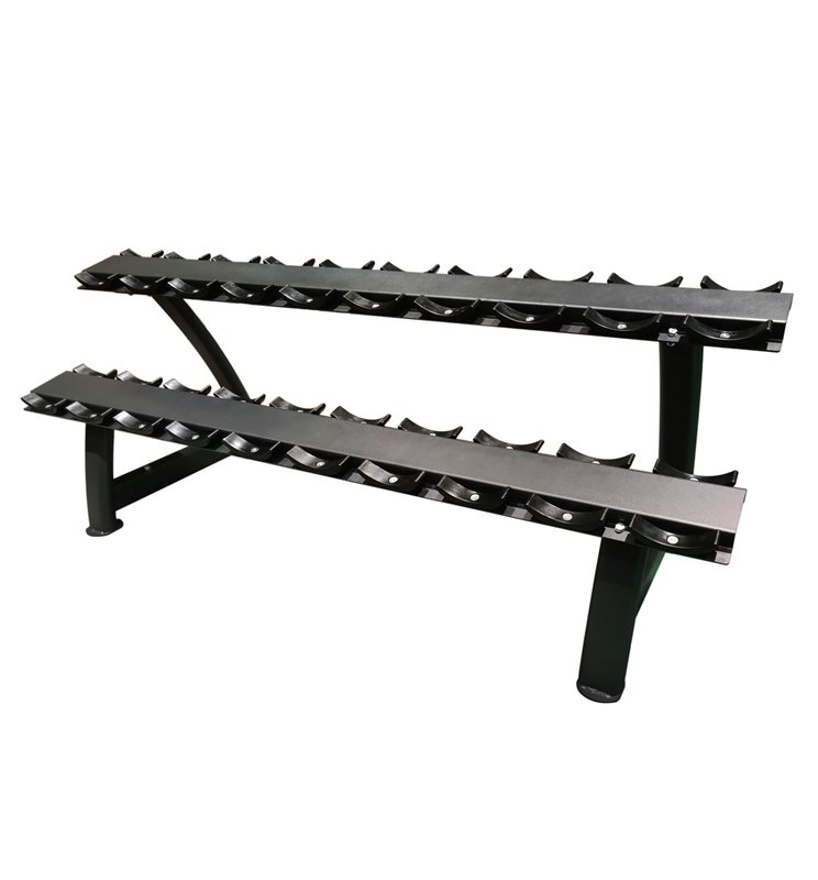 Master Fitness Hantelställ 2 Våningar 10 PAR Stål Svart