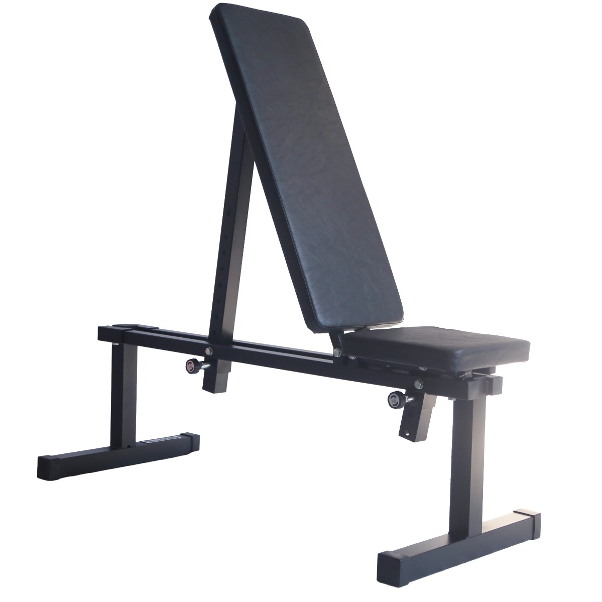 Recoil Tr&auml;ningsb&auml;nk Basic B76, Justerbar Maxvikt 220kg Svart