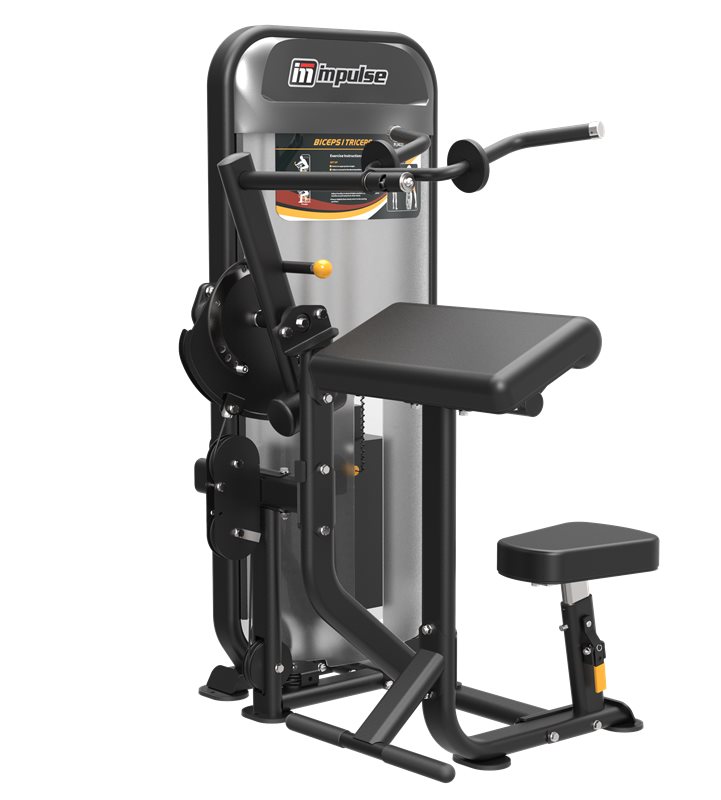 Bicepsmaskin & Tricepsmaskin Stål Svart - Impulse (PL9023) | Träningsmaskiner - Arm-maskiner | Gymkraft