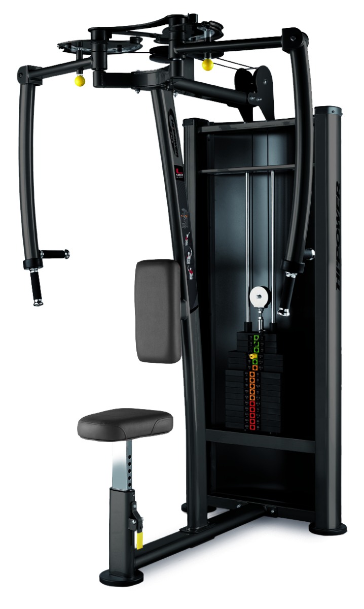 Bröstmaskin/Axelmaskin, Stål Svart - BH Fitness (L410B) | Träningsmaskiner - Bröst-maskiner | Gymkraft