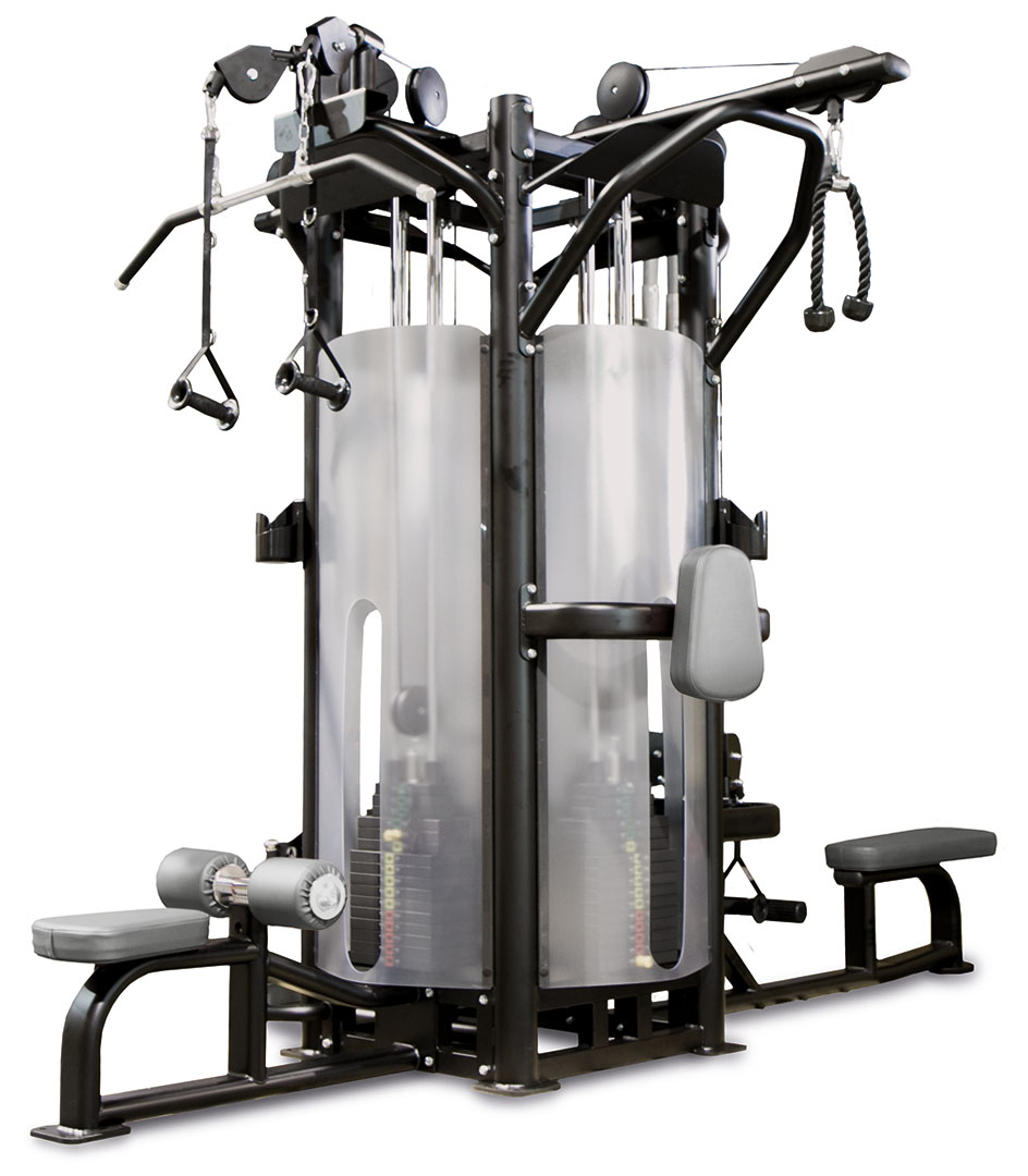 Fyrstation Stål Svart/Grå - BH Fitness | Träningsmaskiner - Multigym | Gymkraft
