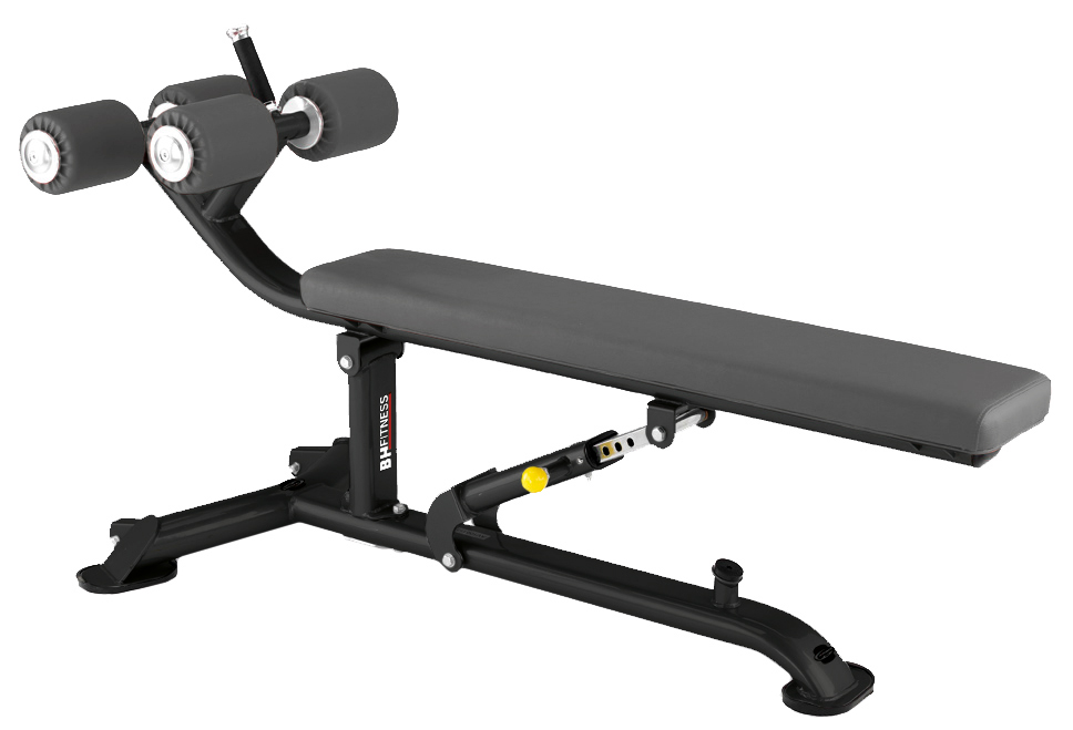 Magträningsbänk Justerbar Svart - BH Fitness (Kommersiell)