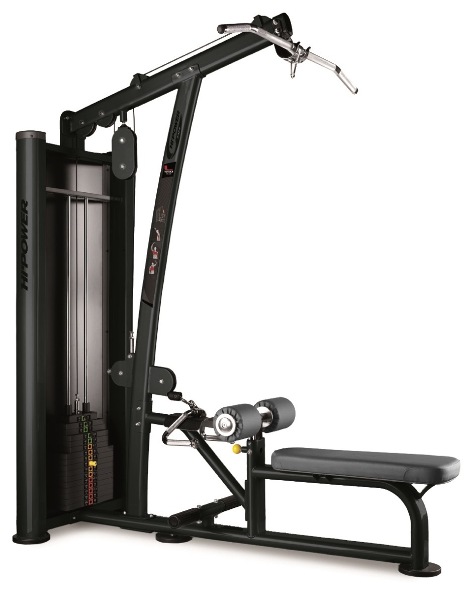 Latsdrag/Rodd Stål Svart - BH Fitness (L550B)
