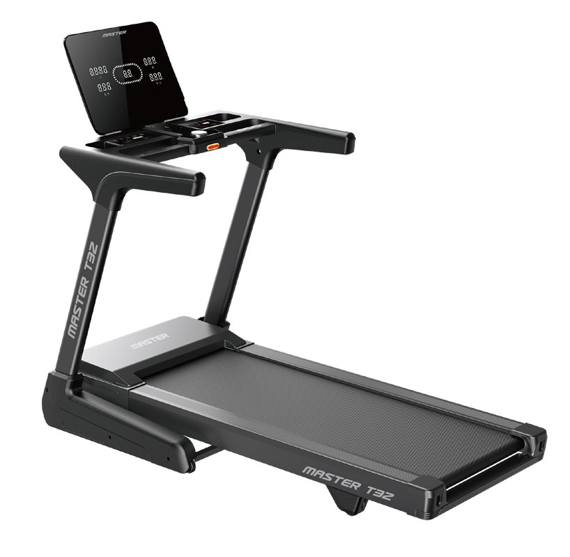 Master Fitness L&ouml;pband Hopf&auml;llbart T32 St&aring;l Svart