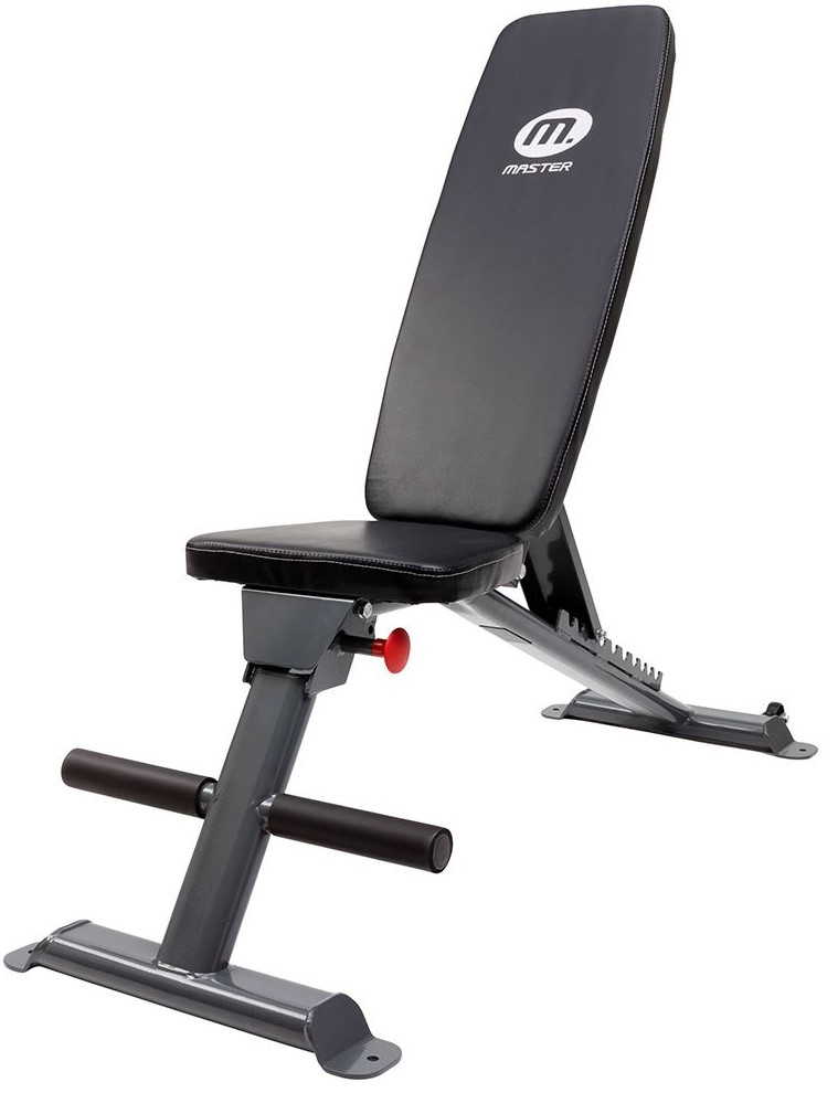 Master Fitness Träningsbänk Justerbar Maxvikt 250kg Svart