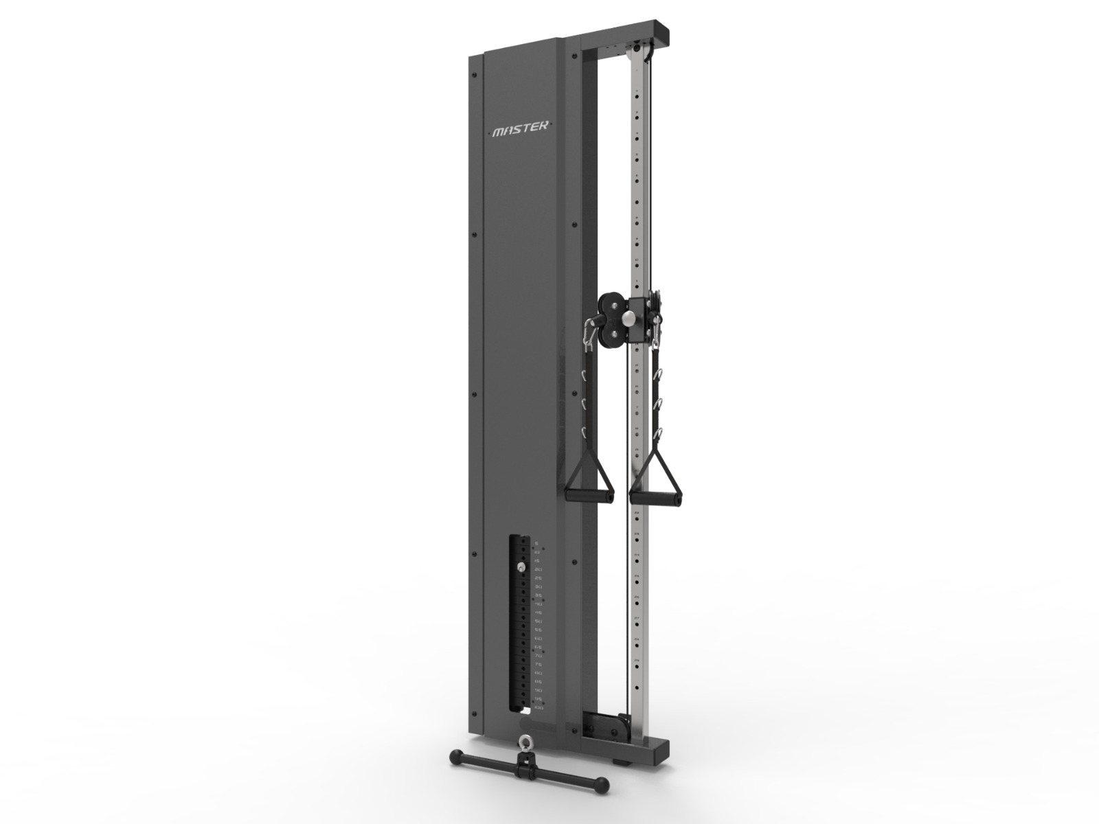 Master Fitness Kabelmaskin Kompakt, Stål Svart | Träningsmaskiner - Cable Cross | Gymkraft