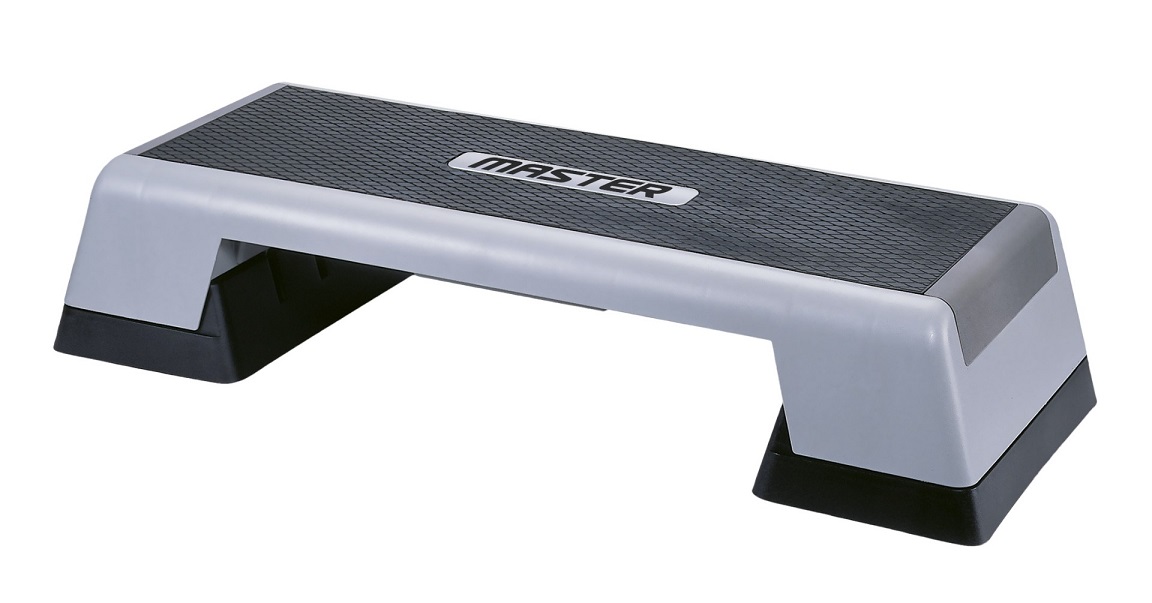 Master Fitness Justerbar Stepbräda Grå/Svart | Träningsredskap - Tillbehör Styrketräning | Gymkraft