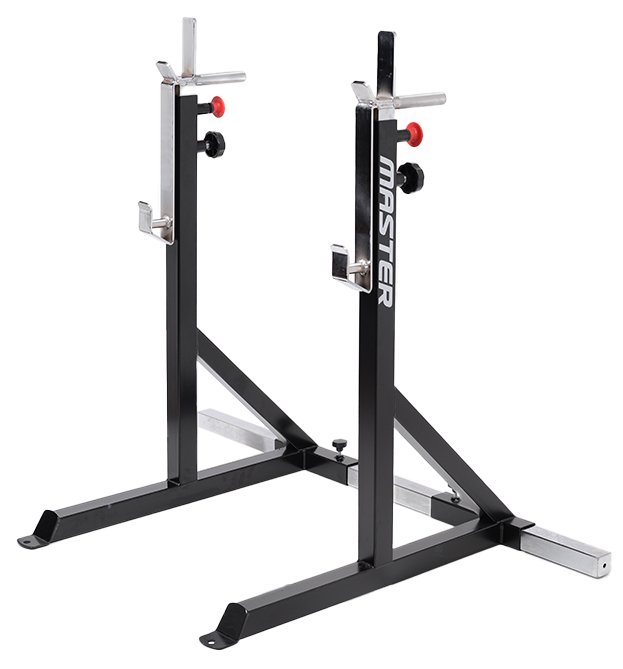 Master Fitness Skivstångsställning Justerbar Maxi Stål Svart