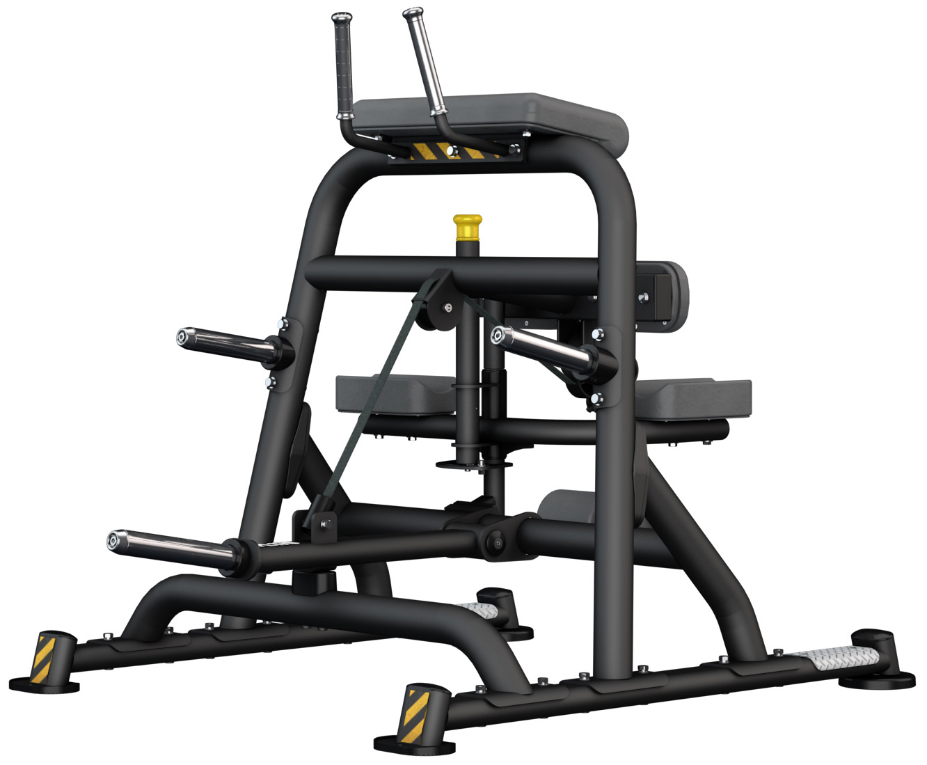 Lårcurl för lösa viktskivor stål svart - BH Fitness | Träningsmaskiner - Ben-maskiner | Gymkraft