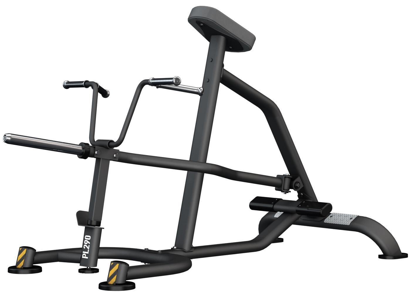 FYNDVARA (lagerrensning) - T-bar trainer lutande för fria viktskivor stål svart - BH Fitness | Träningsmaskiner - Ryggmaskiner | Gymkraft