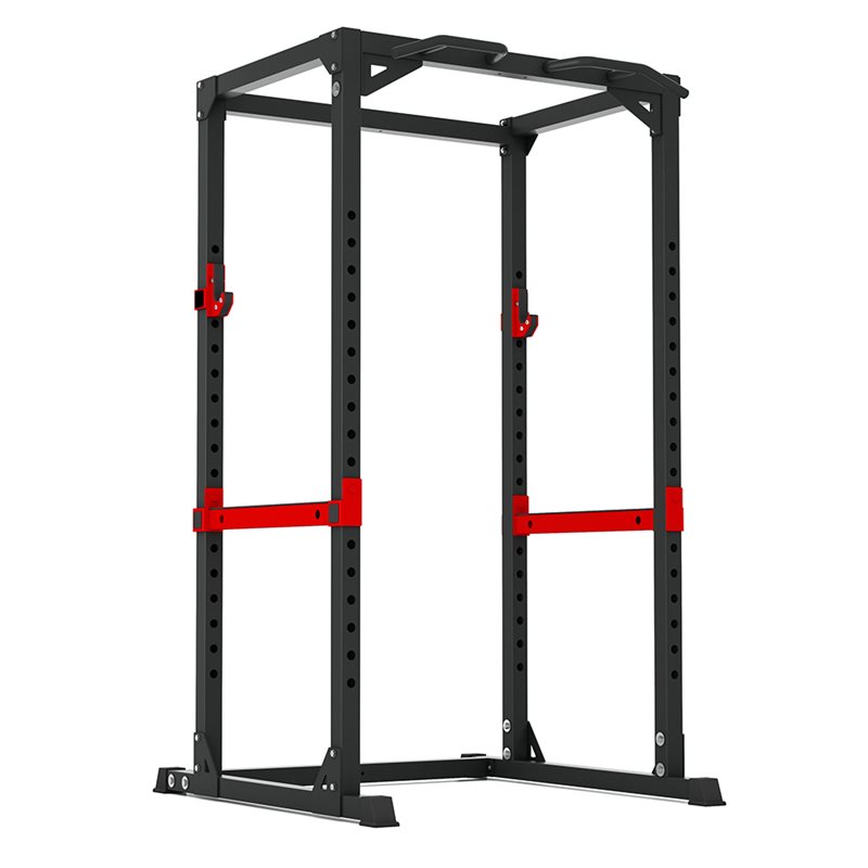 Master Fitness Power Rack XT12 Stål Svart / Röd
