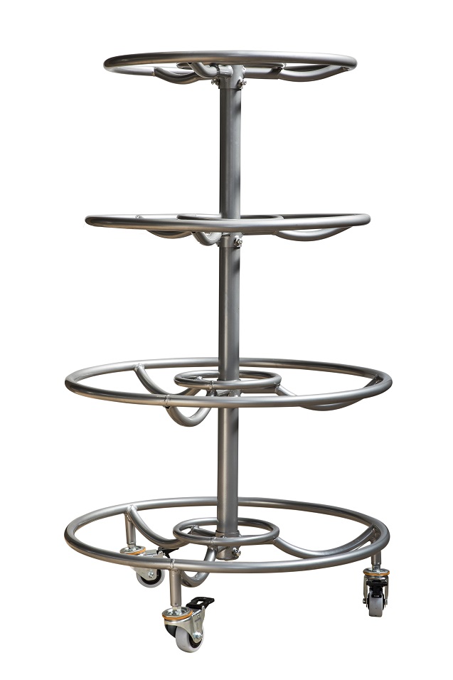 Master Fitness Rack Wallball Stål Silver | Träningsredskap - Övriga ställ och stativ | Gymkraft