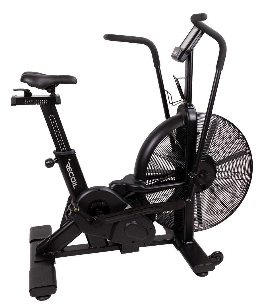 Recoil Airbike X2 Stål Svart | Motionsredskap - Assaultbike / Airbike | Gymkraft