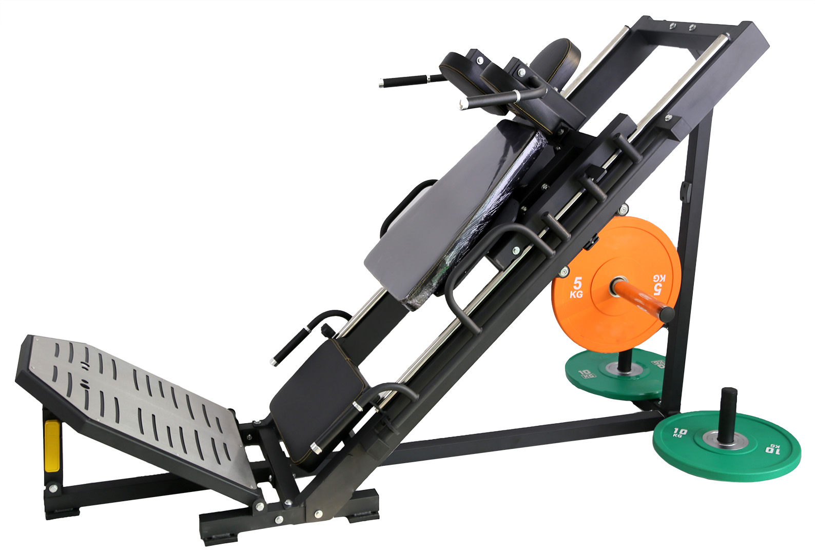 Recoil Benpress/Hacklift med Vikthäng, Stål Svart
