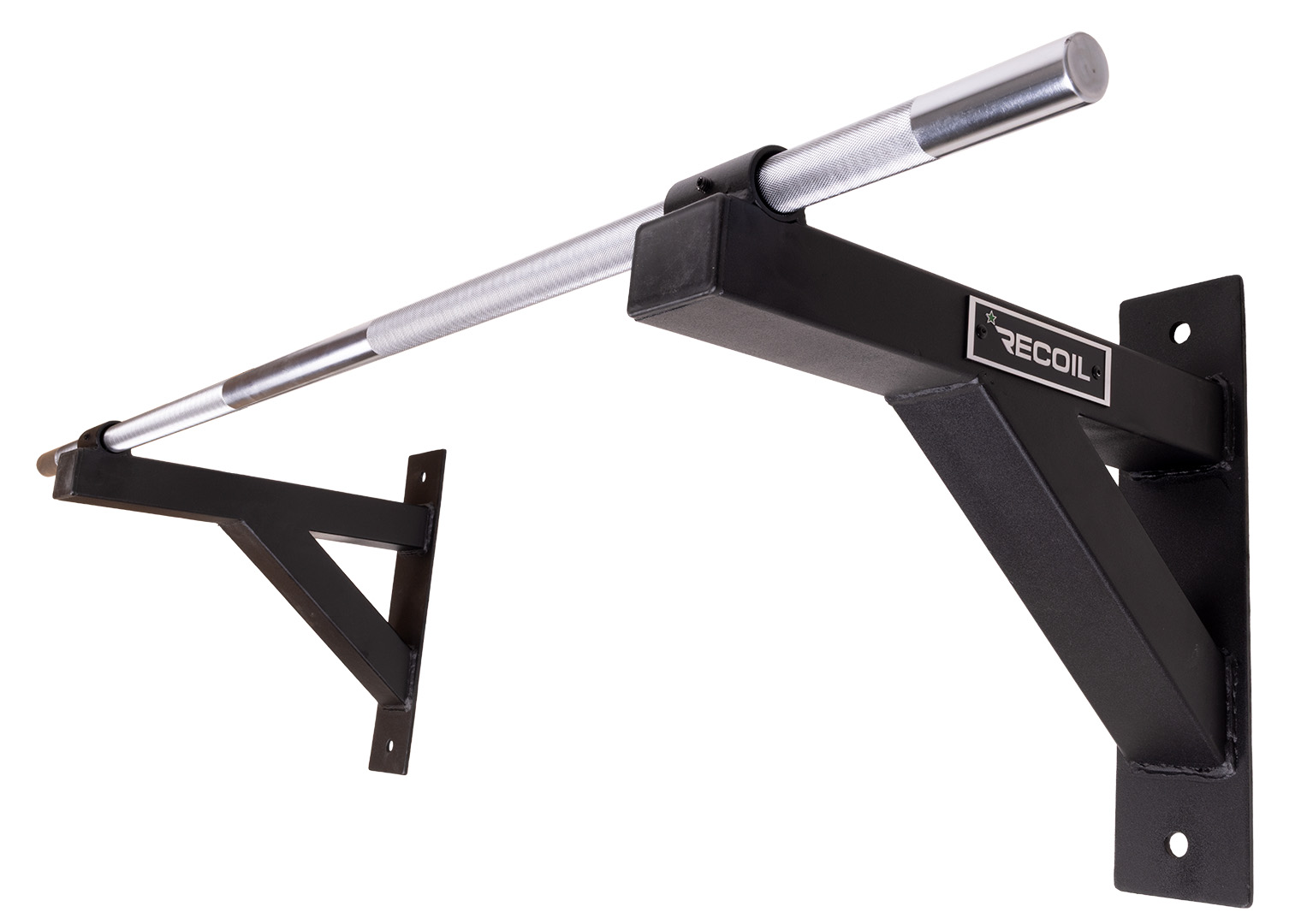 Chinsräcke Väggmonterat Stål Svart - Recoil | Träningsmaskiner - Chinsställningar & Dipsställningar | Gymkraft