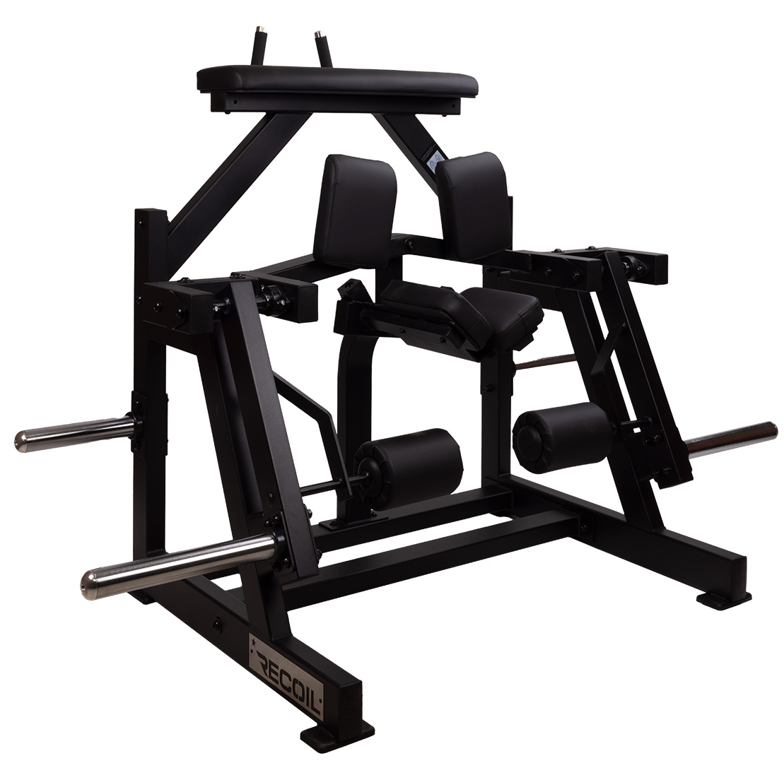 Recoil Lårcurl Med Vikthäng Stål Svart | Träningsmaskiner - Ben-maskiner | Gymkraft