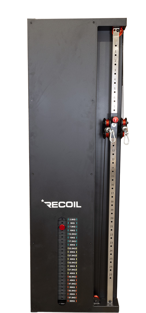 Kryssdragshalva Singel Vägg – Recoil | Träningsmaskiner - Cable Cross | Gymkraft