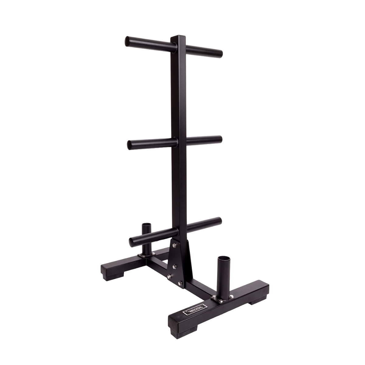 Recoil Outdoor Viktställ Bumper Plates Vertikalt för Utomhusbruk Stål Svart | Skivstänger - Skivstångsställ | Gymkraft