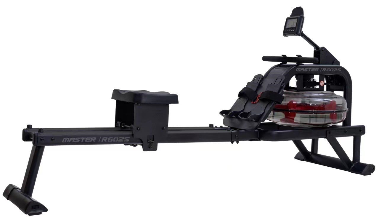 Master Fitness Roddmaskin Vattenmotst&aring;nd St&aring;l Svart R6025