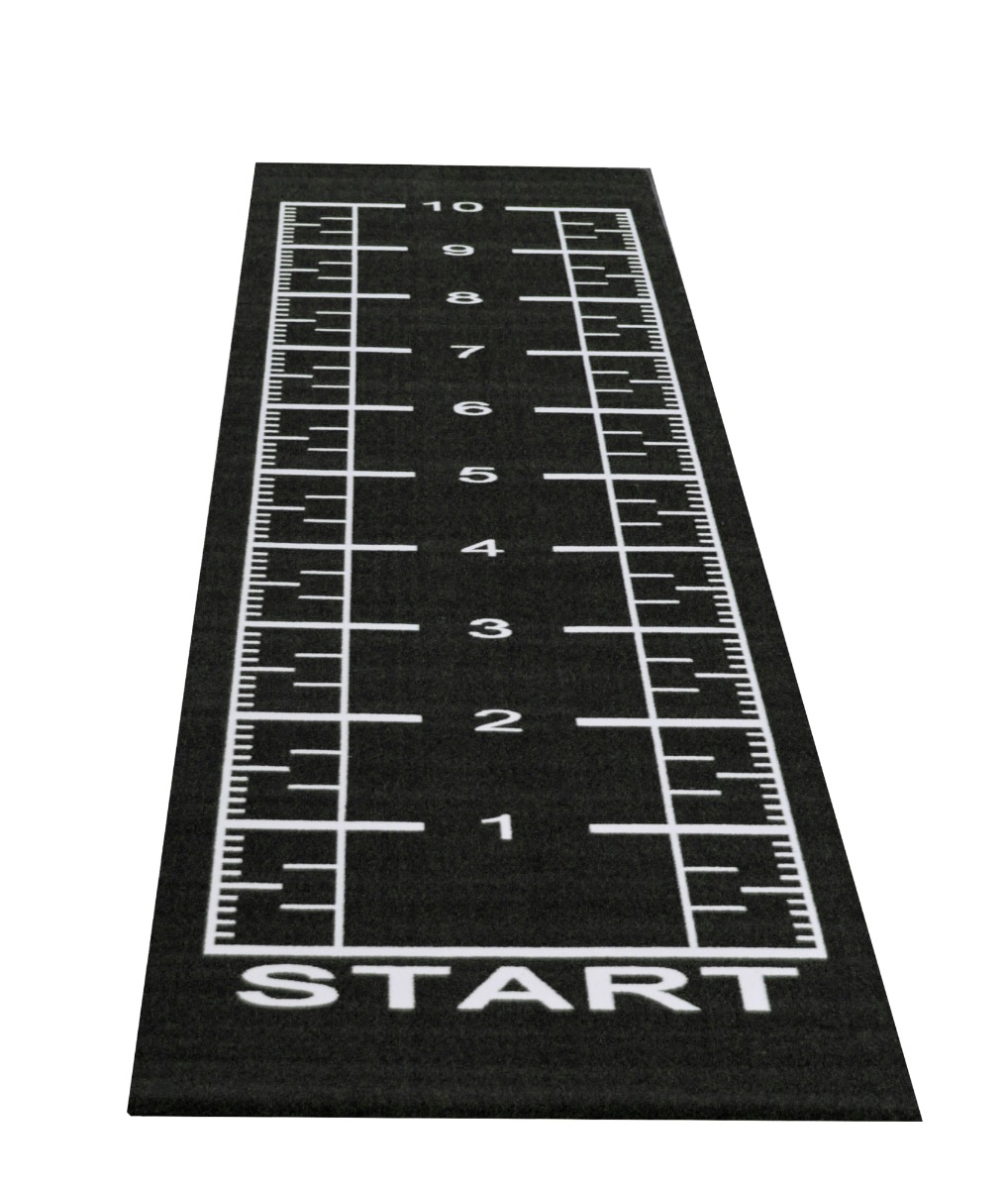 Konstgräs med numrering - 2x12m Svart | Gymgolv - Gymgolv på rulle - Gymmatta | Gymkraft