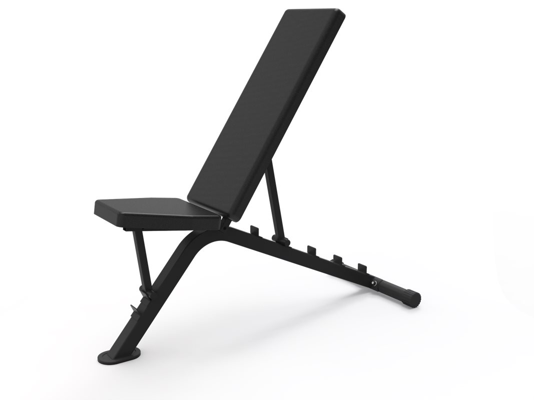 Master Fitness Träningsbänk Justerbar Home Stål Svart | Träningsbänkar - Ställbara träningsbänkar | Gymkraft