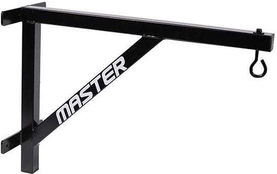 Master Fitness Boxningssäck Vägghållare Pro Stål Svart