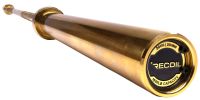The Barbell To Rule Them All – skivstång i guld och titan från Recoil.