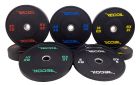 Viktpaket 150kg Bumper Plates Svart Pro - Recoil