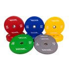 Recoil Bumper Plates Viktpaket 150kg Gummi i Färg Pro