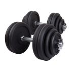 Byggbart Hantelset - 2 X 29,5kg Järn