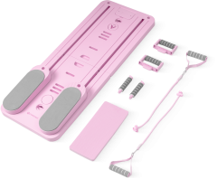 Gymstick Pilates V Reformer Board, Pink Lotus
