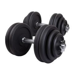 Byggbart Hantelset - 2 X 29,5kg Järn