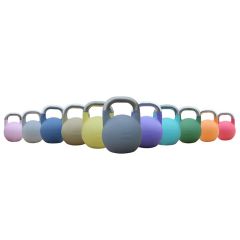 Elva tävlingskettlebell från Master Fitness i en mängd olika färger